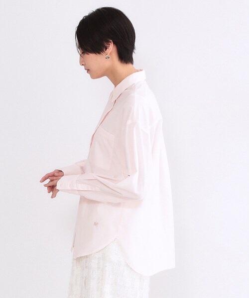 OPAQUE.CLIP（オペークドットクリップ）の「レギュラーカラーシャツ/ストライプアソート【洗濯機OK】（シャツ/ブラウス・レディース・ピンク/ライトブルー/イエロー系その他4/サックスブルー系2/ホワイト・38/40）」の17枚目の写真