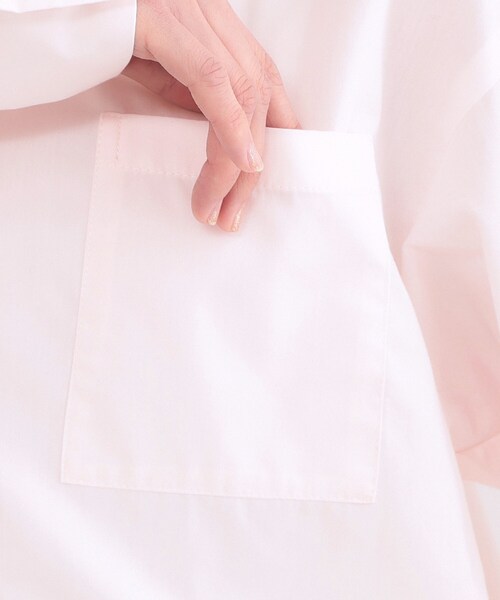 OPAQUE.CLIP（オペークドットクリップ）の「レギュラーカラーシャツ/ストライプアソート【洗濯機OK】（シャツ/ブラウス・レディース・ピンク/ライトブルー/イエロー系その他4/サックスブルー系2/ホワイト・38/40）」の20枚目の写真