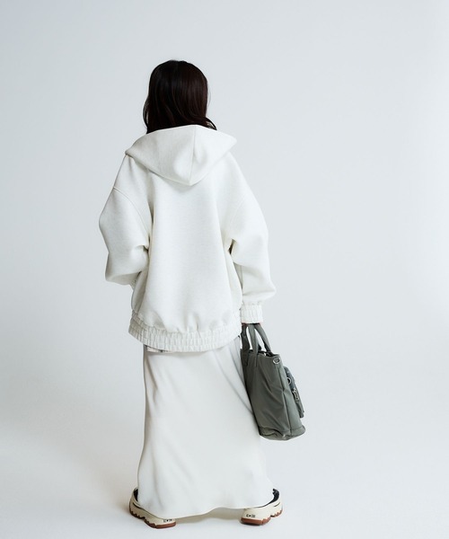 JEANASIS（ジーナシス）の「アソートワッシャーサテンマキシスカート/638845（スカート・レディース・ナチュラル/ブラック/パープル系その他・MEDIUM/SMALL）」の9枚目の写真