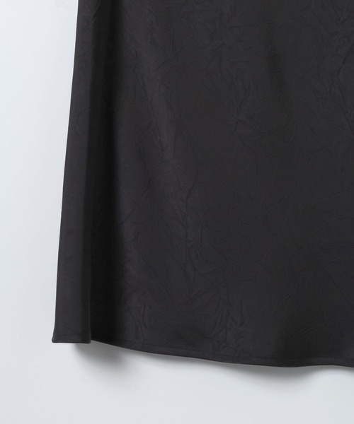 JEANASIS（ジーナシス）の「アソートワッシャーサテンマキシスカート/638845（スカート・レディース・ナチュラル/ブラック/パープル系その他・MEDIUM/SMALL）」の14枚目の写真