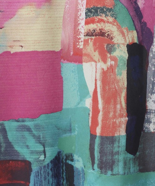 JEANASIS（ジーナシス）の「アソートワッシャーサテンマキシスカート/638845（スカート・レディース・オフホワイト/ブラック/パープル系その他・MEDIUM/SMALL）」の4枚目の写真