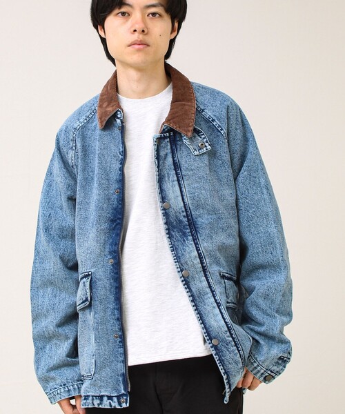 GLOSTER（グロスター）の「【ダック地/デニム】衿コール カバーオール（カバーオール・メンズ・ベージュ/インディゴブルー・L/M）」の16枚目の写真