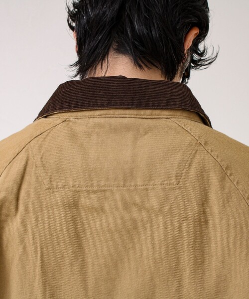 GLOSTER（グロスター）の「【ダック地/デニム】衿コール カバーオール（カバーオール・メンズ・ベージュ/インディゴブルー・L/M）」の22枚目の写真