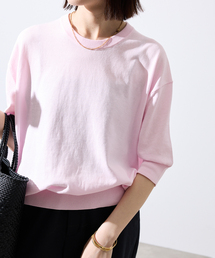 SLOBE IENA（スローブイエナ）の「《シリーズあり》コットンキュプラハーフスリーブプルオーバー（ニット/セーター）」