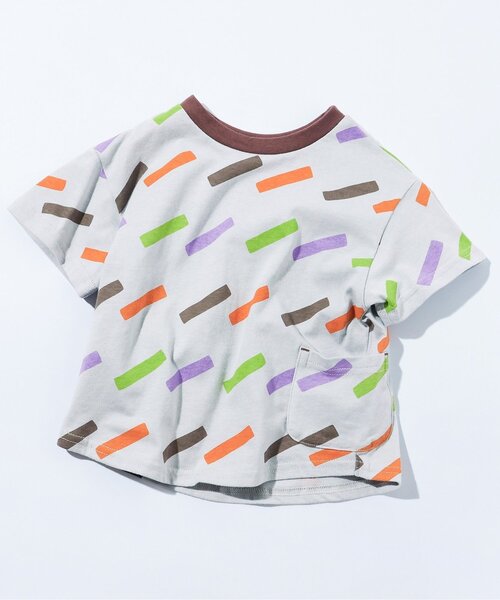 BREEZE(ブリーズ)の「【26年夏新作】どっちも正解 DAISUKI 半袖Tシャツ(Tシャツ/カットソー・キッズ・ベージュ/ラベンダー/その他11/グレー/オフホワイト/その他12/ピンク/レインボー/その他13/エメラルド・80/90/100/110/120/130/140)」の3枚目の写真