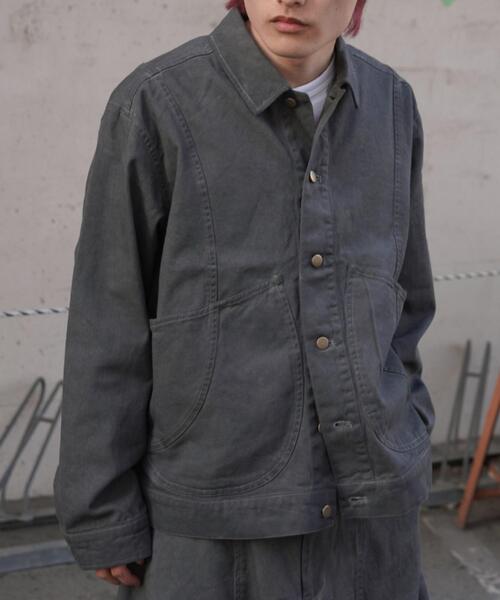 BEAVER(ビーバー)の「B omnivore/ビーオムニボー VINTAGE JACKET(ブルゾン・メンズ・キャメル/ブラック・M/L)」の2枚目の写真