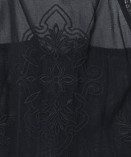 eL（エル）の「【eL】Mesh Lace Embroidery Cami/645575（キャミソール・レディース・オフホワイト/ブラック・FREE）」の15枚目の写真