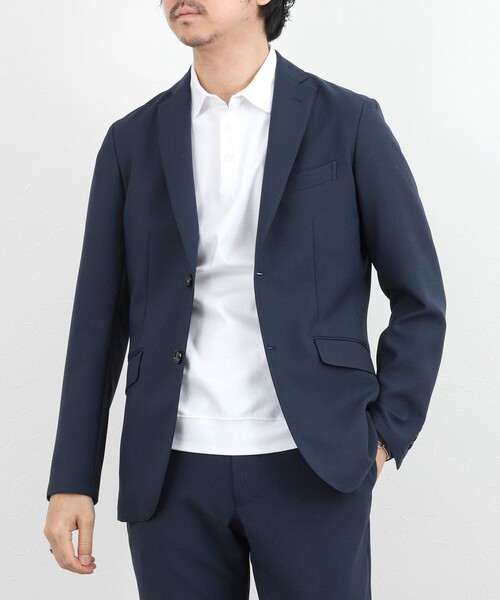 NOLLEY’S（ノーリーズ）の「《ビジカジ/セットアップ対応》ランダムコード テーラードジャケット 26SS / ウォッシャブル / イージーケア（テーラードジャケット・メンズ・ダークブラウン/ダークネイビー/ブラック・M/S/XL/L）」の3枚目の写真