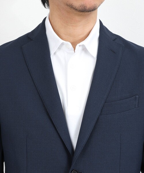 NOLLEY’S（ノーリーズ）の「《ビジカジ/セットアップ対応》ランダムコード テーラードジャケット 26SS / ウォッシャブル / イージーケア（テーラードジャケット・メンズ・ダークブラウン/ダークネイビー/ブラック・M/S/XL/L）」の5枚目の写真