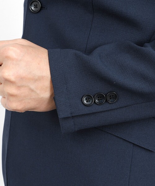 NOLLEY’S（ノーリーズ）の「《ビジカジ/セットアップ対応》ランダムコード テーラードジャケット 26SS / ウォッシャブル / イージーケア（テーラードジャケット・メンズ・ダークブラウン/ダークネイビー/ブラック・M/S/XL/L）」の8枚目の写真