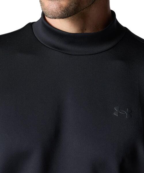 UNDER ARMOUR(アンダーアーマー)の「UAドライブ アーマーニット モックネック シャツ(ゴルフ/メンズ)(ポロシャツ・メンズ・ブラック・L/XL/M/3XL/S/2XL)」の4枚目の写真