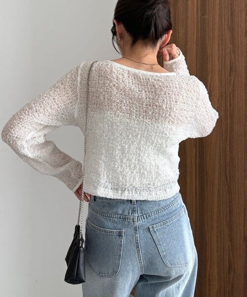 CAPRICIEUX LE'MAGE（カプリシューレマージュ）の「【mana企画】シャーリングホックブラウス（シャツ/ブラウス・レディース・ブラック/イエロー/ホワイト・FREE）」の20枚目の写真