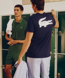 UVカット ウルトラドライ バックプリント鹿の子地Tシャツ