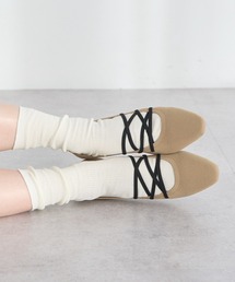 earth music&ecology | レースアップニットバレーシューズ(パンプス)