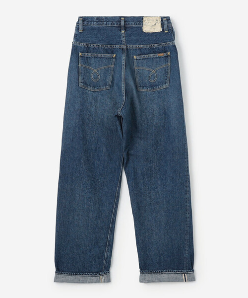 orSlow（オアスロウ）の「orSlow | HIGH WAIST SELVEDGE DENIM PANTS USED WOMEN（デニムパンツ・レディース・ブルー・1/3/2）」の3枚目の写真