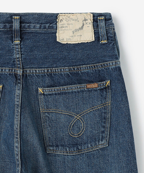 orSlow（オアスロウ）の「orSlow | HIGH WAIST SELVEDGE DENIM PANTS USED WOMEN（デニムパンツ・レディース・ブルー・1/3/2）」の5枚目の写真