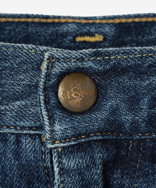 orSlow（オアスロウ）の「orSlow | HIGH WAIST SELVEDGE DENIM PANTS USED WOMEN（デニムパンツ・レディース・ブルー・1/3/2）」の7枚目の写真