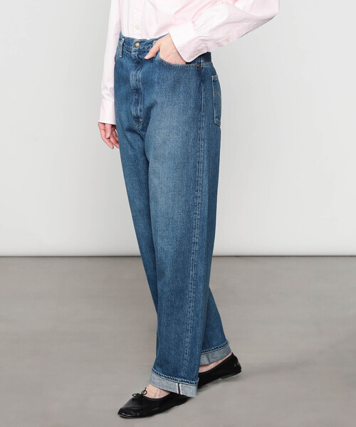 orSlow（オアスロウ）の「orSlow | HIGH WAIST SELVEDGE DENIM PANTS USED WOMEN（デニムパンツ・レディース・ブルー・1/3/2）」の14枚目の写真