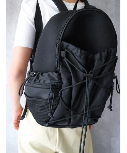 TRUNC（トランクエイティーエイト）の「Drowcord Back Pack / ドローコードバックパック（バックパック/リュック・レディース・ブラック・FREE）」の11枚目の写真