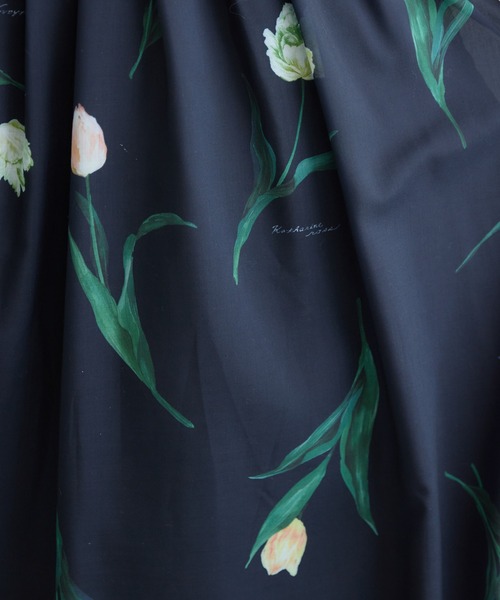 KATHARINE ROSS（キャサリンロス）の「【KATHARINE ROSS】チューリッププリントスカート（スカート・レディース・アイボリー/ネイビー・SMALL/MEDIUM）」の20枚目の写真