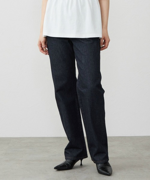 EDWIN(エドウィン)の「EDWIN LADYS 503 ストレート デニムパンツ ジーンズ(デニムパンツ・レディース・インディゴブルー/ダークインディゴブルー/ライトインディゴブルー・27/29/30/31/28)」の1枚目の写真