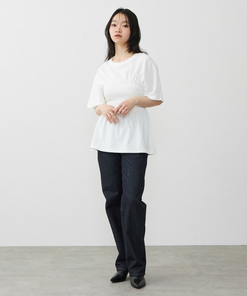 EDWIN(エドウィン)の「EDWIN LADYS 503 ストレート デニムパンツ ジーンズ(デニムパンツ・レディース・インディゴブルー/ダークインディゴブルー/ライトインディゴブルー・27/29/30/31/28)」の9枚目の写真