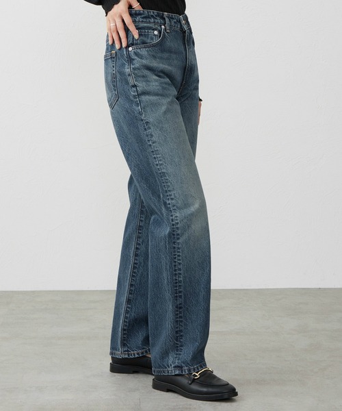 EDWIN(エドウィン)の「EDWIN LADYS 503 ストレート デニムパンツ ジーンズ(デニムパンツ・レディース・インディゴブルー/ダークインディゴブルー/ライトインディゴブルー・27/29/30/31/28)」の14枚目の写真