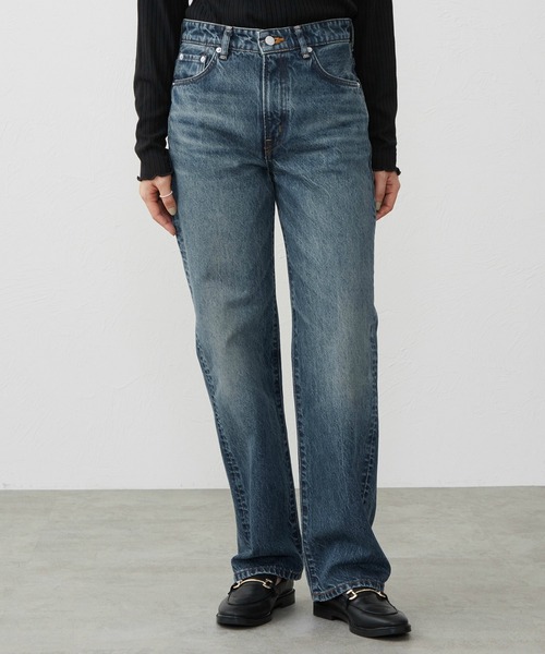 EDWIN(エドウィン)の「EDWIN LADYS 503 ストレート デニムパンツ ジーンズ(デニムパンツ・レディース・インディゴブルー/ダークインディゴブルー/ライトインディゴブルー・27/29/30/31/28)」の12枚目の写真
