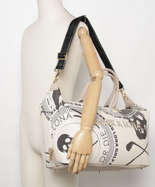 MARK & LONA(マークアンドロナ)の「Atlas Convertible Boston Bag(ボストンバッグ・メンズ・ベージュ/ブラック・FREE)」の18枚目の写真