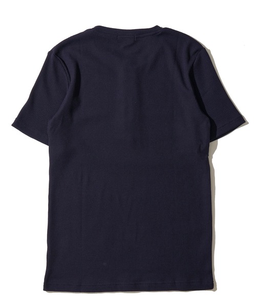 TETE HOMME(テットオム)の「展開店舗限定 サーマル ヘンリーネックショートスリーブTシャツ(Tシャツ/カットソー・メンズ・ホワイト/ブラック/ネイビー/グレー・MEDIUM/X-LARGE/LARGE)」の5枚目の写真