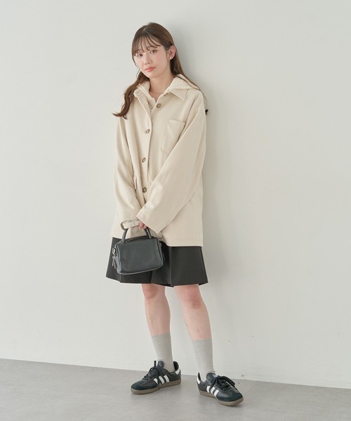 earth music&ecology(アースミュージックアンドエコロジー)の「レースパーカー(パーカー・レディース・ブラック/アイボリー・FREE)」の12枚目の写真