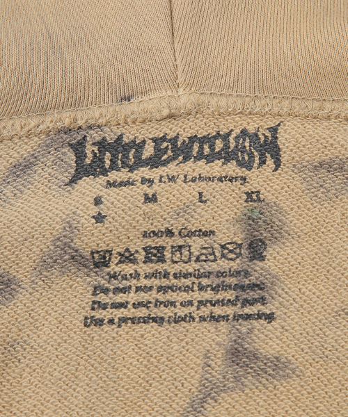 JOINT WORKS(ジョイントワークス)の「Little Willow / リトルウィロー 別注 HEART SPIDER ZIP HOODIE(パーカー・メンズ・カーキ/ブラック・MEDIUM/SMALL)」の3枚目の写真