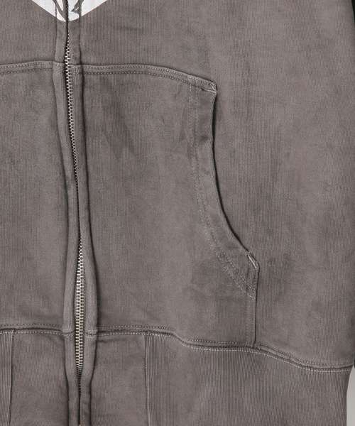 JOINT WORKS(ジョイントワークス)の「Little Willow / リトルウィロー 別注 HEART SPIDER ZIP HOODIE(パーカー・メンズ・カーキ/ブラック・MEDIUM/SMALL)」の8枚目の写真