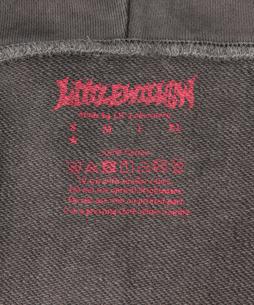JOINT WORKS(ジョイントワークス)の「Little Willow / リトルウィロー 別注 HEART SPIDER ZIP HOODIE(パーカー・メンズ・カーキ/ブラック・MEDIUM/SMALL)」の12枚目の写真