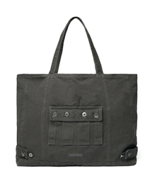 4R POCKET TOTE BAG - WASHED CHARCOAL
