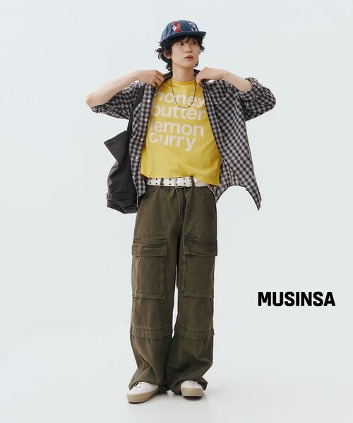 NOMANUAL(NOMANUAL)の「4R POCKET TOTE BAG - WASHED CHARCOAL(トートバッグ・レディース・その他・FREE)」の10枚目の写真