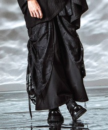 NO ID.（ノーアイディ）の「【NO ID.】Drawstrings Layered Baggy Pants / ドローストリングスレイヤードバギートラウザーズ（その他パンツ）」