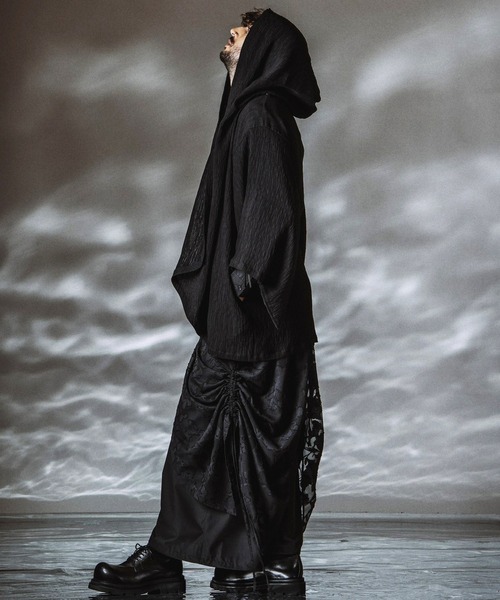 NO ID.（ノーアイディ）の「【NO ID.】Drawstrings Layered Baggy Pants / ドローストリングスレイヤードバギートラウザーズ（その他パンツ・メンズ・その他22/ブラック/グレー・2/1）」の16枚目の写真