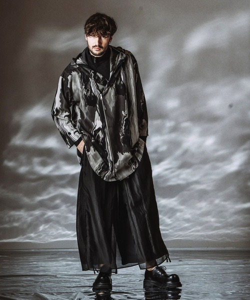 NO ID.（ノーアイディ）の「【NO ID.】Drawstrings Layered Baggy Pants / ドローストリングスレイヤードバギートラウザーズ（その他パンツ・メンズ・その他22/ブラック/グレー・2/1）」の21枚目の写真