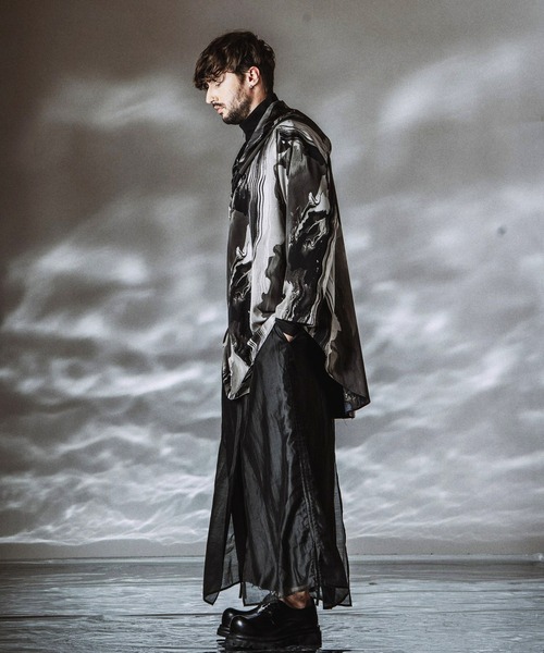 NO ID.（ノーアイディ）の「【NO ID.】Drawstrings Layered Baggy Pants / ドローストリングスレイヤードバギートラウザーズ（その他パンツ・メンズ・その他22/ブラック/グレー・2/1）」の22枚目の写真