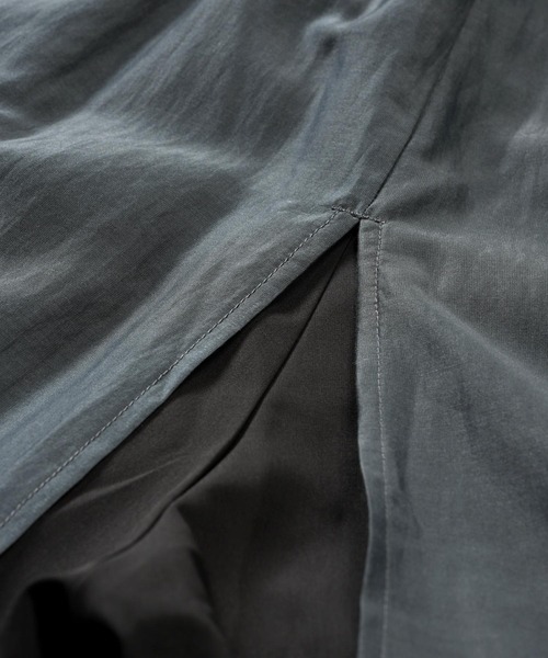 NO ID.（ノーアイディ）の「【NO ID.】Drawstrings Layered Baggy Pants / ドローストリングスレイヤードバギートラウザーズ（その他パンツ・メンズ・その他22/ブラック/グレー・2/1）」の7枚目の写真