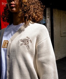 HUF（ハフ）の「ROSE CARDIGAN（ニット/セーター）」