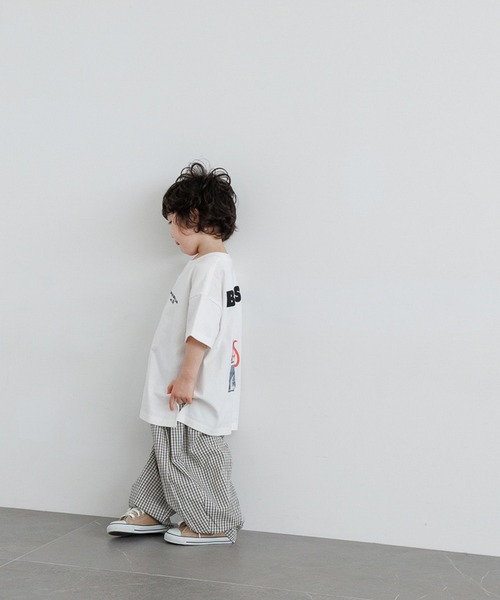 LOWRYS FARM（ローリーズファーム）の「チェックバルーンパンツ　664863（その他パンツ・キッズ・ブラック/アイボリー・110cm/120cm/130cm/140cm/150cm）」の21枚目の写真