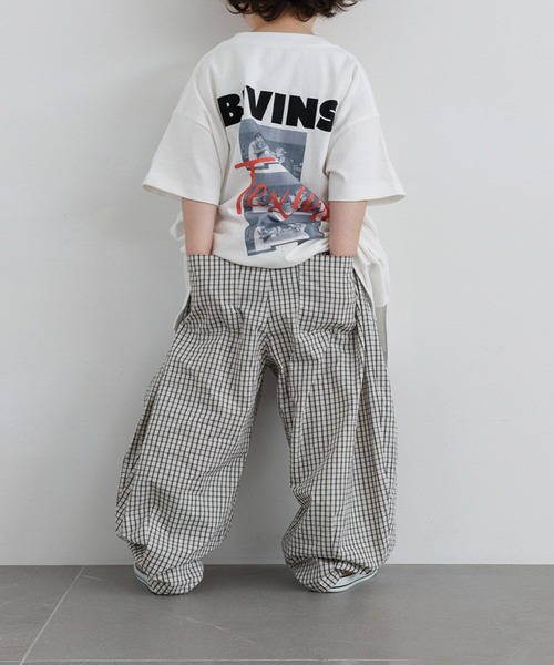 LOWRYS FARM（ローリーズファーム）の「チェックバルーンパンツ　664863（その他パンツ・キッズ・ブラック/アイボリー・110cm/120cm/130cm/140cm/150cm）」の19枚目の写真