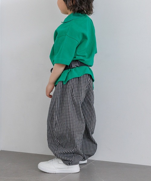 LOWRYS FARM（ローリーズファーム）の「チェックバルーンパンツ　664863（その他パンツ・キッズ・ブラック/アイボリー・110cm/120cm/130cm/140cm/150cm）」の16枚目の写真