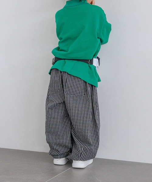LOWRYS FARM（ローリーズファーム）の「チェックバルーンパンツ　664863（その他パンツ・キッズ・ブラック/アイボリー・110cm/120cm/130cm/140cm/150cm）」の15枚目の写真