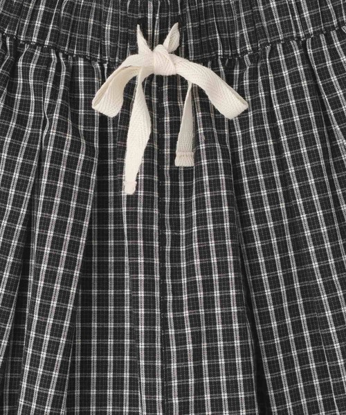 LOWRYS FARM（ローリーズファーム）の「チェックバルーンパンツ　664863（その他パンツ・キッズ・ブラック/アイボリー・110cm/120cm/130cm/140cm/150cm）」の10枚目の写真