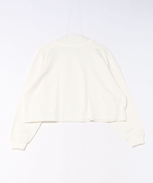 HANES(ヘインズ)の「【Hanes】1P Hanes T-SHIRTS SHIRO for HER クロップドワイドTシャツ(Tシャツ/カットソー・レディース・ホワイト・FREE)」の15枚目の写真