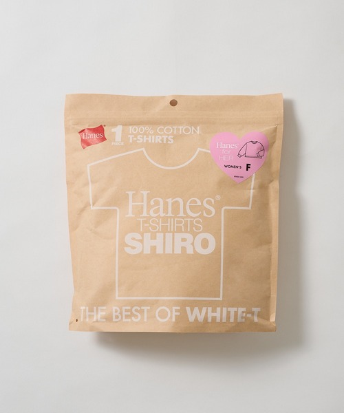 HANES(ヘインズ)の「【Hanes】1P Hanes T-SHIRTS SHIRO for HER クロップドワイドTシャツ(Tシャツ/カットソー・レディース・ホワイト・FREE)」の9枚目の写真