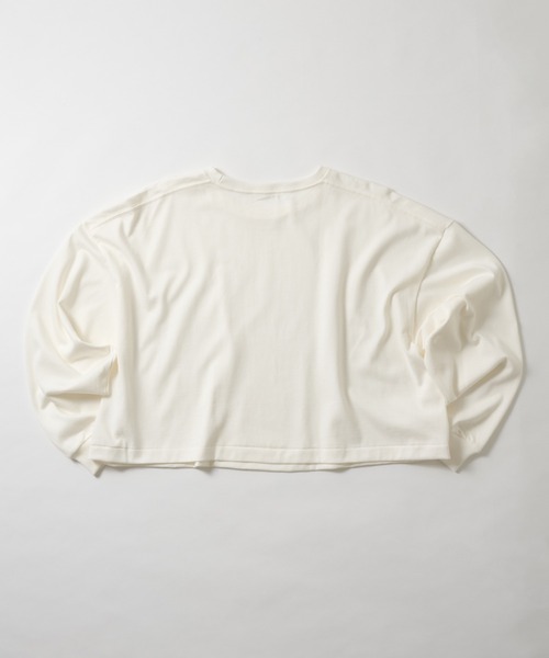 HANES(ヘインズ)の「【Hanes】1P Hanes T-SHIRTS SHIRO for HER クロップドワイドTシャツ(Tシャツ/カットソー・レディース・ホワイト・FREE)」の11枚目の写真